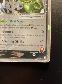Pokemon Card- Rocket's Scyther Ex -102/109 -Rocket EX Returns-Holo-Very Played - Image 5