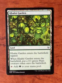Khalni Garden MTG Magic the Gathering Card NM Near Mint DDR - Image 1