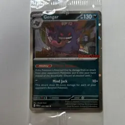 Rare Mint Pokemon Gengar GameStop Exclusive Promo Holo Card - Image 3