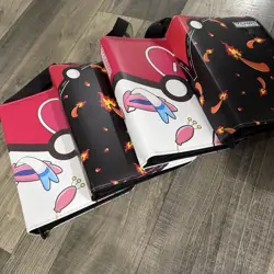 Pokemon Card Binder 4 Pocket 50 Page Card Album Binders Holds 400 Cards Set Of 4 - Image 1
