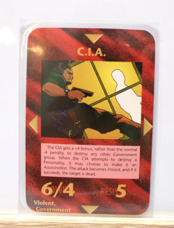 C.I.A. Card Unlimited INWO Illuminati New World Order Game - Image 1