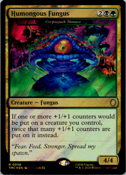 Humongous Fungus - Corpsejack Menace (Surge Foil) #56 || MTG - TMNT || 2026 - Image 1