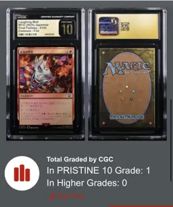 MTG Laughing Mad Foil 143 FINAL FANTASY Japanese CGC PRISTINE 10 POP 1 - Image 3