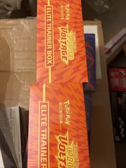 Pokemon TCG Vivid Voltage Elite Trainer Box ETB New Sealed Lot of 2 - Image 3