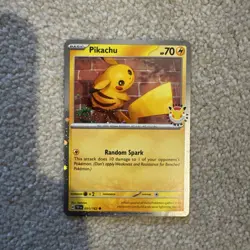 Pokemon TCG Pikachu 051/162 – Pokemon Day 2026 – Cosmos Promo – NM - Image 1