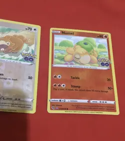 Pokemon Go Bidoof 059, Numel 013 Ditto Reverse Unpleeled Lot Set - Image 2
