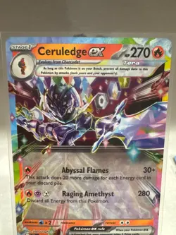 Ceruledge ex 036/191 Double Rare SSP SV08: Surging Sparks Pokemon TCG NM - Image 3
