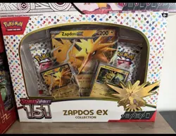 Pokemon TCG: Scarlet & Violet SV: 151 Zapdos EX Collection Box - Sealed - Image 1