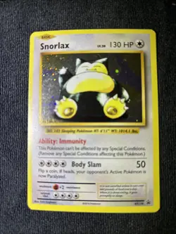 Pokemon Snorlax Promo Holo 130 HP XY179 Basic XY Set 2016 Card - Image 1