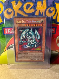Yu-Gi-Oh! Blue-Eyes Toon Dragon MRL-E000 Secret Rare 1st Edition - Image 1