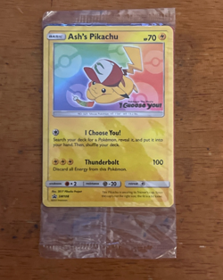 Pokemon Ash's Pikachu SM108 2017 'I Choose You' Factory Sealed - Image 1