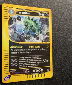 Pokemon EXPEDITION - #66/165 Tyranitar - Reverse Holo - ENG - Near Mint - Image 5