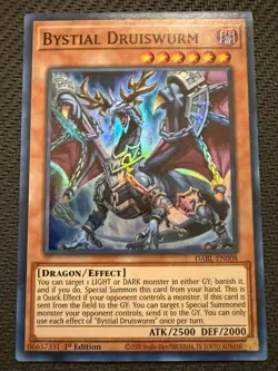 Bystial Druiswurm DABL-EN008 1st Edition Super Rare Yu-Gi-Oh! - Image 1