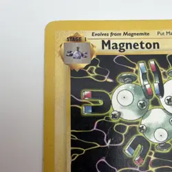 Pokemon Magneton 26/62 Fossil Rare 80 HP Stage 1 Regular Unlimited WOTC English - Image 2