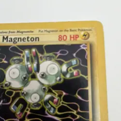 Pokemon Magneton 26/62 Fossil Rare 80 HP Stage 1 Regular Unlimited WOTC English - Image 3