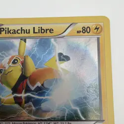 Pokemon Pikachu Libre XY Trainer Kit 30/30 Basic Holo Common 80 HP 2016 English - Image 4