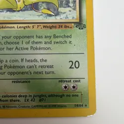 Pokemon Victreebel Jungle 14/64 Holo Rare Unlimited 80 HP Stage 2 1999 English - Image 5