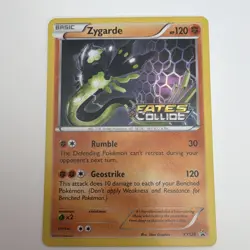 Pokemon Zygarde Fates Collide Promo Prerelease Basic 120 HP XY129 Holo English - Image 1