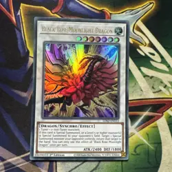 Yugioh! Black Rose Moonlight Dragon LDS2-EN112 Ultra Rare 1st Edition NM - Image 1