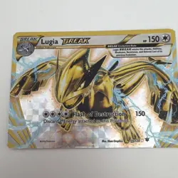 Pokemon Lugia BREAK Fates Collide Rare Break 150 HP 79/124 Holo 2016 English - Image 1