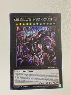 Super Starslayer TY-PHON - Sky Crisis RA04-EN072 Super Rare 1st Ed Yugioh NM - Image 1