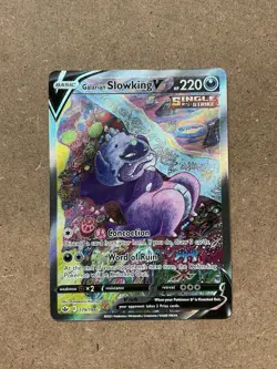 Pokemon Galarian Slowking V Ultra Rare Holo 179/198 Chilling Reign 220 HP - Image 1