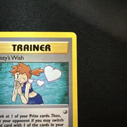 MISTY'S WISH 108/132 RARE GYM CHALLENGE POKEMON 1ST EDITION NM - Image 3