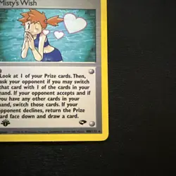 MISTY'S WISH 108/132 RARE GYM CHALLENGE POKEMON 1ST EDITION NM - Image 4