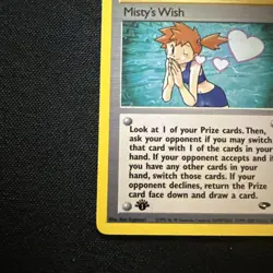 MISTY'S WISH 108/132 RARE GYM CHALLENGE POKEMON 1ST EDITION NM - Image 5