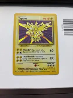 Pokemon TCG Zapdos Base Set 16/102 Holo Unlimited Holo Rare - Image 1