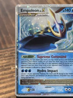 Pokemon Empoleon LV.X 140 HP Holo Rare Diamond & Pearl 120/130 Level Up 2007 - Image 4