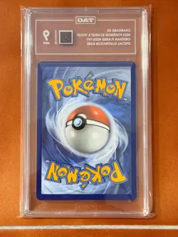 Pokemon Charizard ex 223/197 SV03 Obsidian Flames Illustration Holo TAG 9 - Image 4