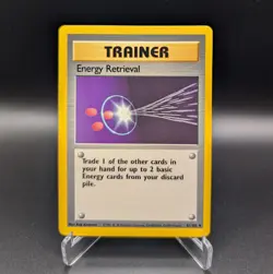 Energy Retrieval - 81/102 Base Set Uncommon - LP - Pokemon TCG WOTC Vintage - Image 1