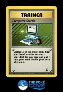 Computer Search 71/102 | Base Set Unlimited | Pokemon Rare | LP - Image 1