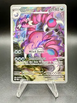 Pokemon TCG Drapion 097/088 Full Art Illustration Rare Holo Perfect Order - Image 1