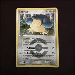 Pokemon Snorlax 15/112 FireRed & LeafGreen Reverse Holo Rare 90 HP 2004 - Image 1