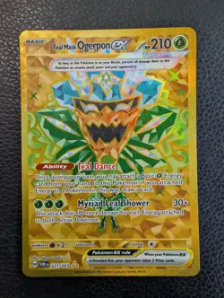Teal Mask Ogerpon ex - 221/167 Twilight Masquerade (Pokemon) Hyper Rare - Image 1