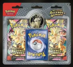 Pokemon Ascended Heroes Booster Pack Set Charizard English 3 Packs TCG - Image 1