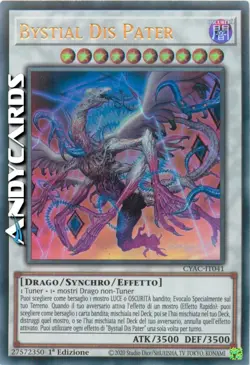 BYSTIAL DIS PATER • Ultra R • CYAC IT041 • 1Ed • Yugioh! • ANDYCARDS - Image 1