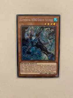 Yugioh Elemental HERO Liquid Soldier-LDS3-EN103 Secret Rare-1st Ed NM - Image 1