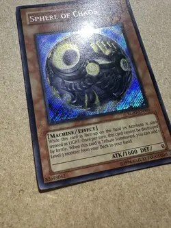 Yugioh Sphere of Chaos RGBT-EN093 Secret Rare Holo Foil Bleed LP - Image 3