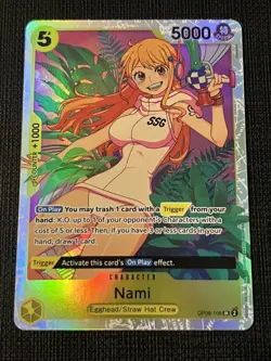 One Piece TCG OP08-106 (Nami) Two Legends NM Foil - Image 1
