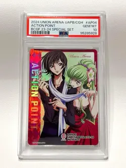 PSA10 UAPB/CGH-AP01 Lelouch C.C. Special Set Action Point Code Geass Union Arena - Image 1