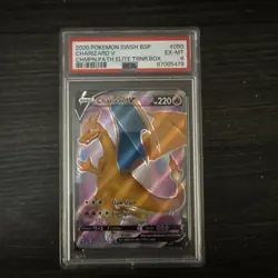 Charizard V SWSH050 SWSH: Sword & Shield Promo Cards Holo PSA 6 - Image 1