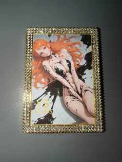 Nami One Piece Metal Collectible Diamond Card Goddess Waifu Collectible - Image 1