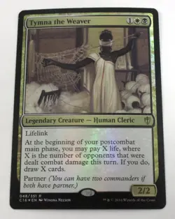 Tymna the Weaver MTG Card Commander 2016 C16 RARE FOIL LP - Image 1