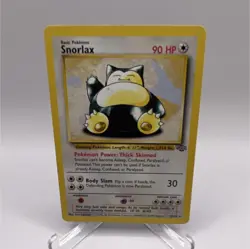 Snorlax 27/64 Jungle Rare Regular Basic 90HP Unlimited English Pokemon TCG Card - Image 1