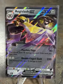 AEGISLASH EX - 135/182 Paradox Rift NM - Double Rare - Pokemon TCG Card - Image 1