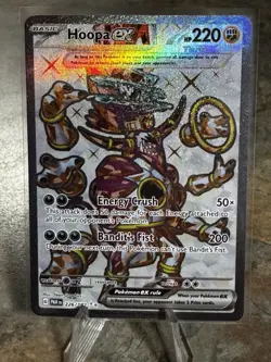 Hoopa ex - 226/182 - Pokemon Paradox Rift Full Art Ultra Rare Card NM - Image 1