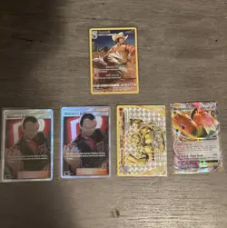 Pokemon TCG Card Lot 5 Full Arts and Holo - Image 1